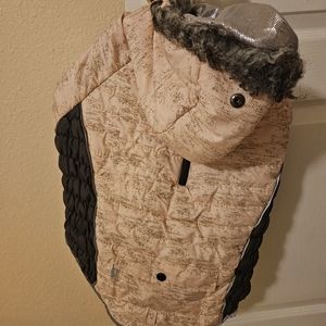 Top Paw Pink/Metallic XL Dog Parka